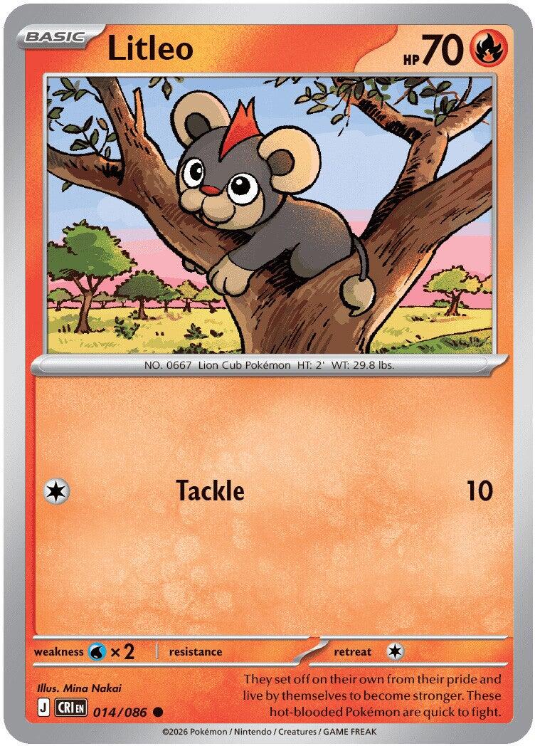 Litleo (014/086) [Mega Evolution: Chaos Rising]