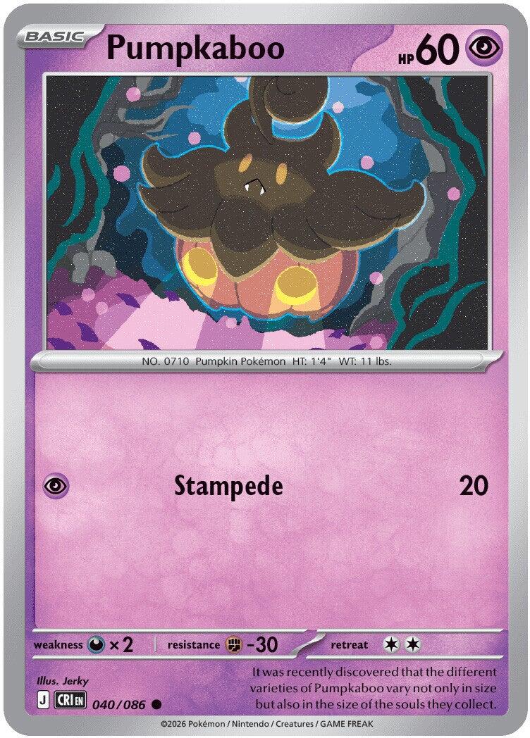 Pumpkaboo (040/086) [Mega Evolution: Chaos Rising]