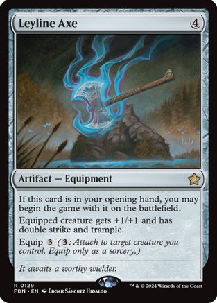 Leyline Axe (PPECL-129) - Promo Pack: Lorwyn Eclipsed