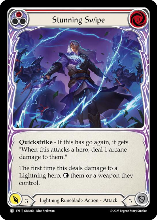 Stunning Swipe (Red) [OMN074] (Omens of the Third Age)