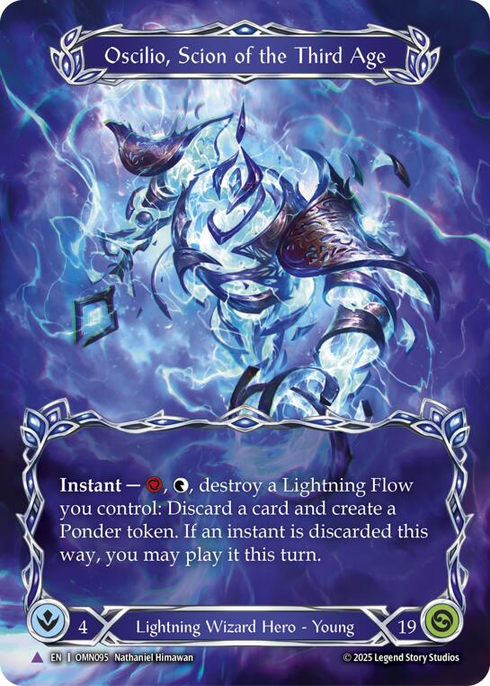 Oscilio Scion Of The Third Age (Marvel) [OMN095] (Omens of the Third Age)  Cold Foil