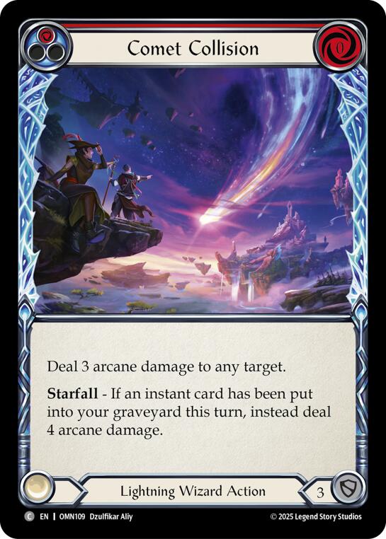 Comet Collision (Red) [OMN109] (Omens of the Third Age)  Rainbow Foil