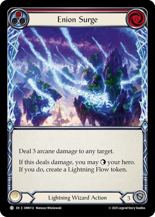 Enion Surge (Red) [OMN112] (Omens of the Third Age)