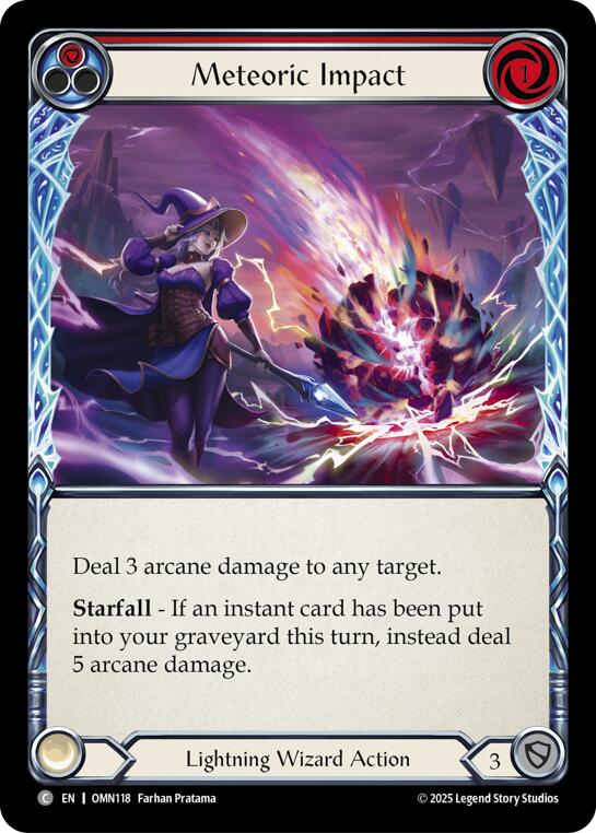 Meteoric Impact (Red) [OMN118] (Omens of the Third Age)