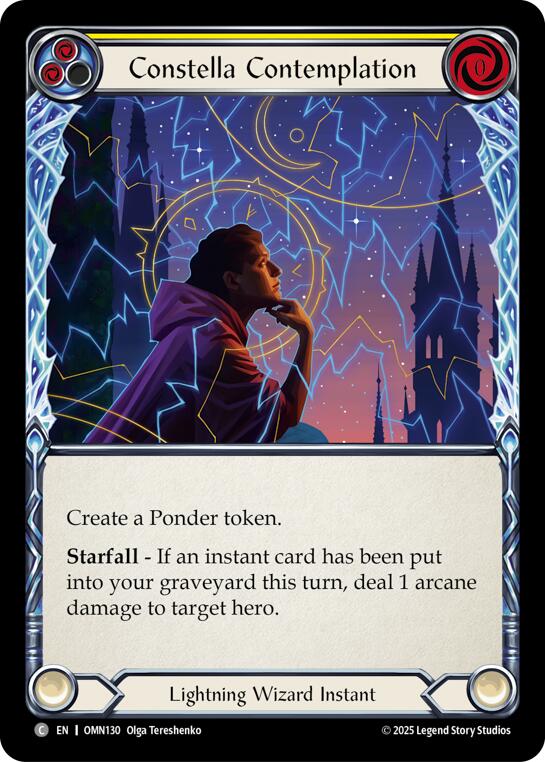 Constella Contemplation (Yellow) [OMN130] (Omens of the Third Age)