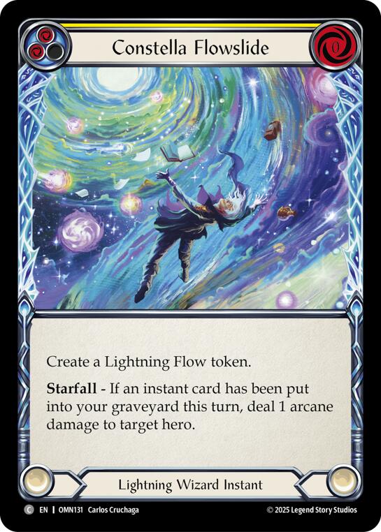 Constella Flowslide (Yellow) [OMN131] (Omens of the Third Age)  Rainbow Foil