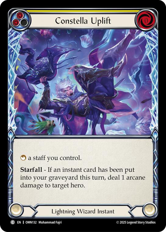 Constella Uplift (Yellow) [OMN132] (Omens of the Third Age)  Rainbow Foil