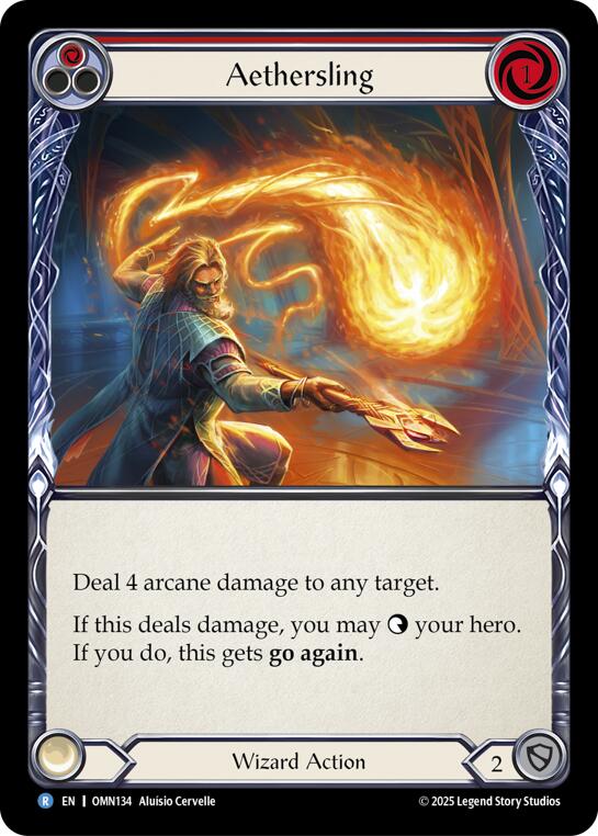 Aethersling (Red) [OMN134] (Omens of the Third Age)