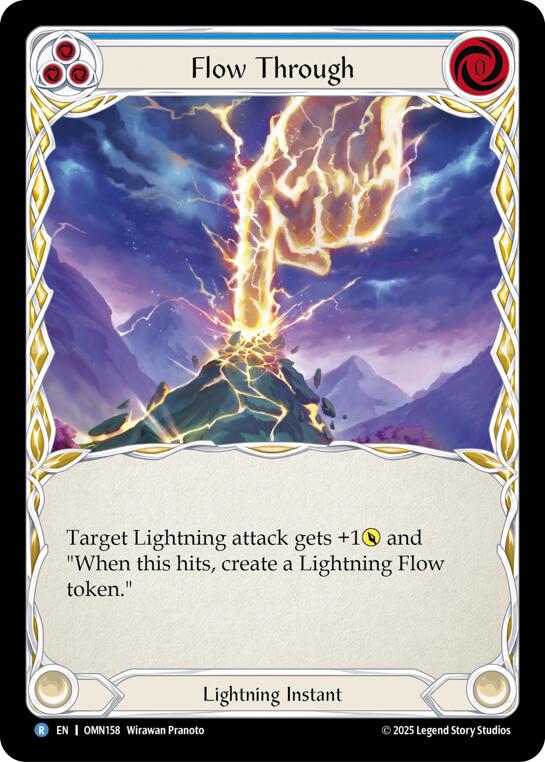 Flow Through (Blue) [OMN158] (Omens of the Third Age)