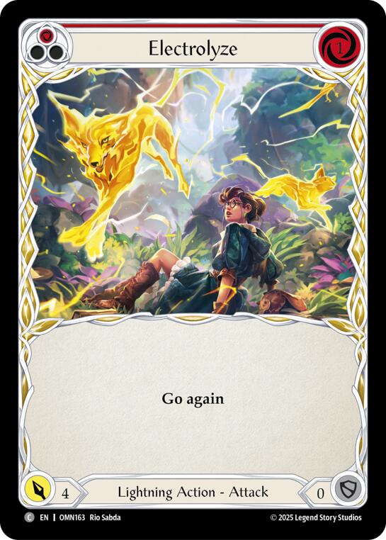 Electrolyze (Red) [OMN163] (Omens of the Third Age)