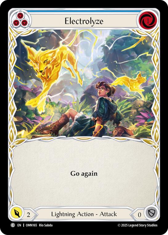 Electrolyze (Blue) [OMN165] (Omens of the Third Age)
