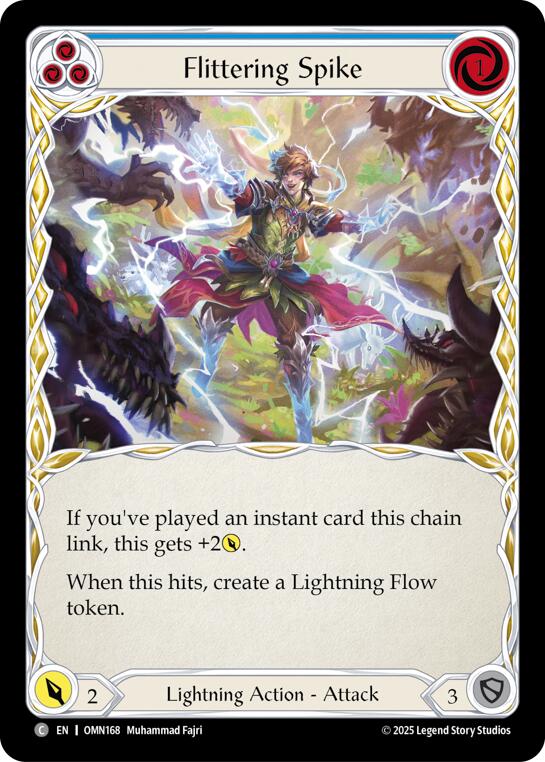 Flittering Spike (Blue) [OMN168] (Omens of the Third Age)