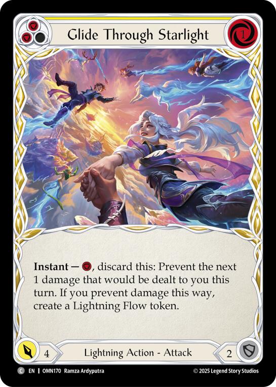 Glide Through Starlight (Yellow) [OMN170] (Omens of the Third Age)