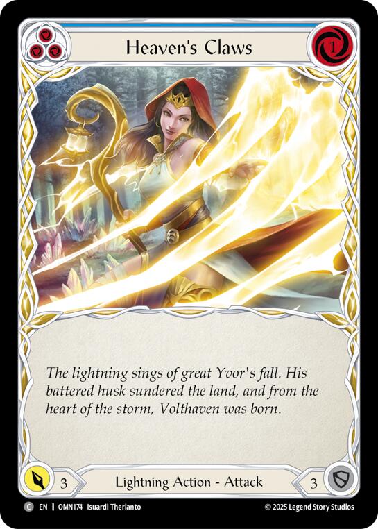 Heavens Claws (Yellow) [OMN174] (Omens of the Third Age)