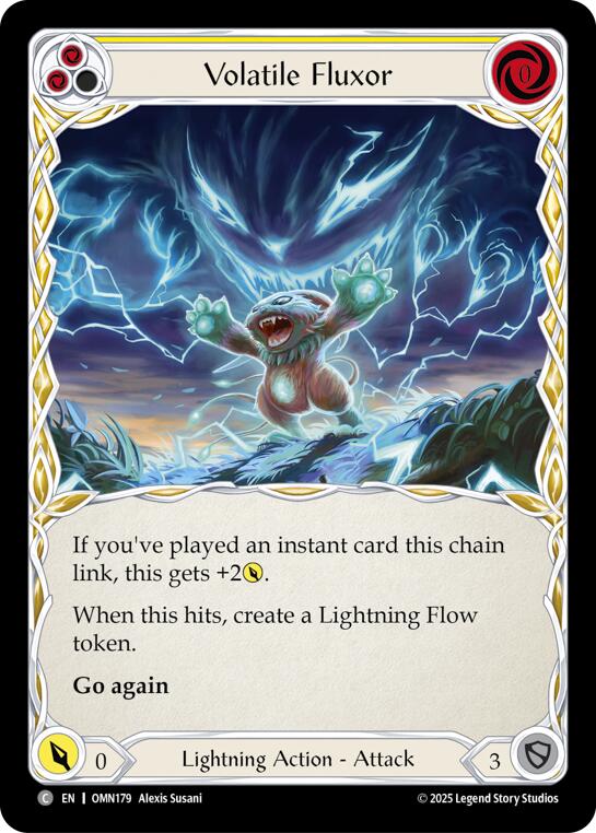 Volatile Fluxor (Yellow) [OMN179] (Omens of the Third Age)
