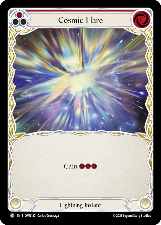 Cosmic Flare (Red) [OMN187] (Omens of the Third Age)