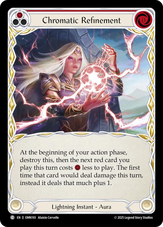 Chromatic Refinement (Red) [OMN193] (Omens of the Third Age)