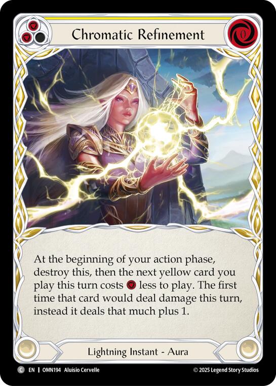Chromatic Refinement (Yellow) [OMN194] (Omens of the Third Age)