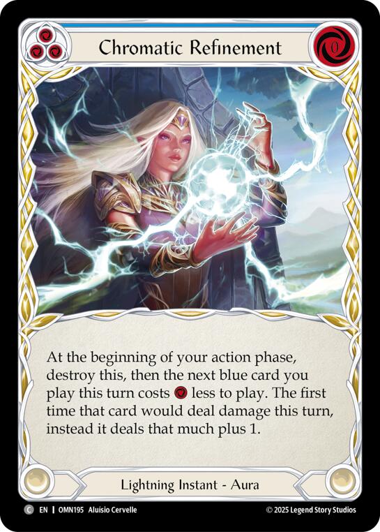 Chromatic Refinement (Blue) [OMN195] (Omens of the Third Age)