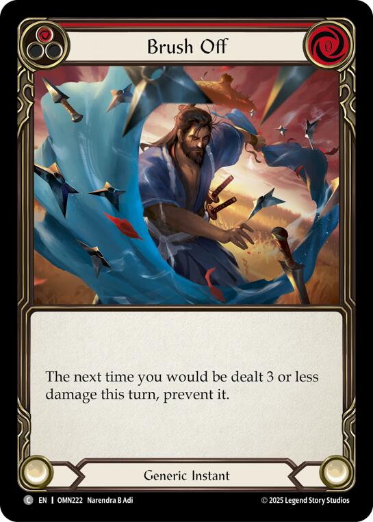 Brush Off (Red) [OMN222] (Omens of the Third Age)