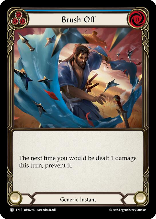 Brush Off (Blue) [OMN224] (Omens of the Third Age)