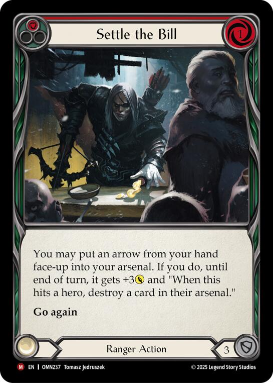 Settle The Bill (Red) [OMN237] (Omens of the Third Age)