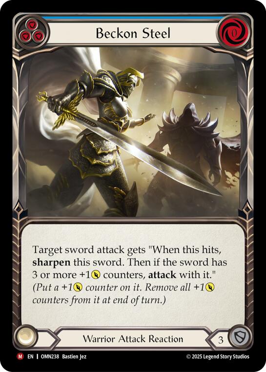 Beckon Steel (Blue) [OMN238] (Omens of the Third Age)