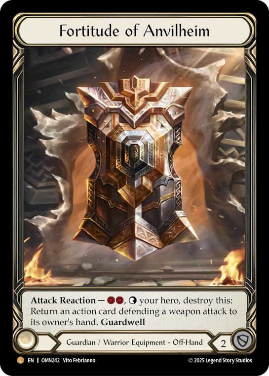 Fortitude Of Anvilheim [OMN242] (Omens of the Third Age)  Rainbow Foil