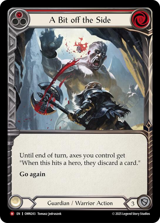 A Bit Off The Side (Red) [OMN243] (Omens of the Third Age)