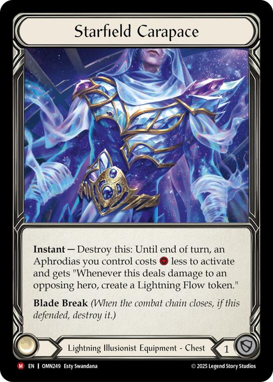 Starfield Carapace [OMN249] (Omens of the Third Age)  Cold Foil