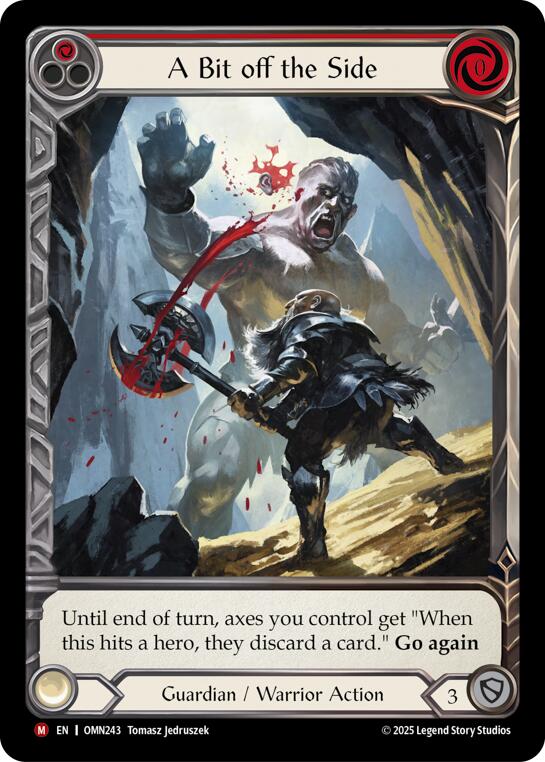 A Bit Off The Side (Red) (Extended Art) [OMN243] (Omens of the Third Age)  Cold Foil