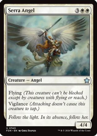 Serra Angel (0740) [Foundations]
