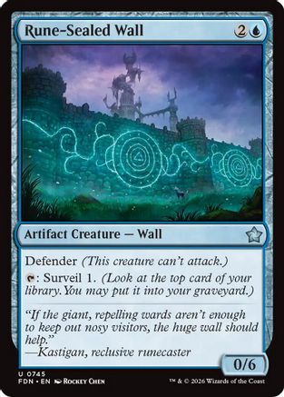 Rune-Sealed Wall (0745) [Foundations]