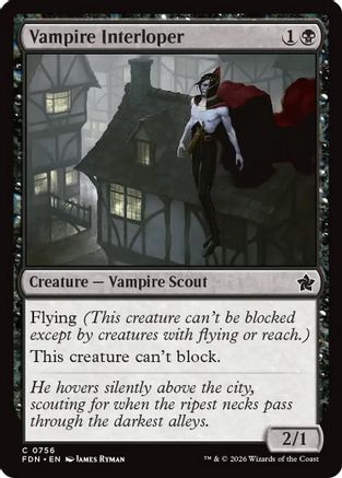 Vampire Interloper (0756) [Foundations]