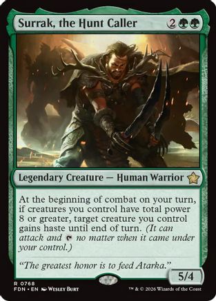 Surrak, the Hunt Caller (0768) [Foundations]