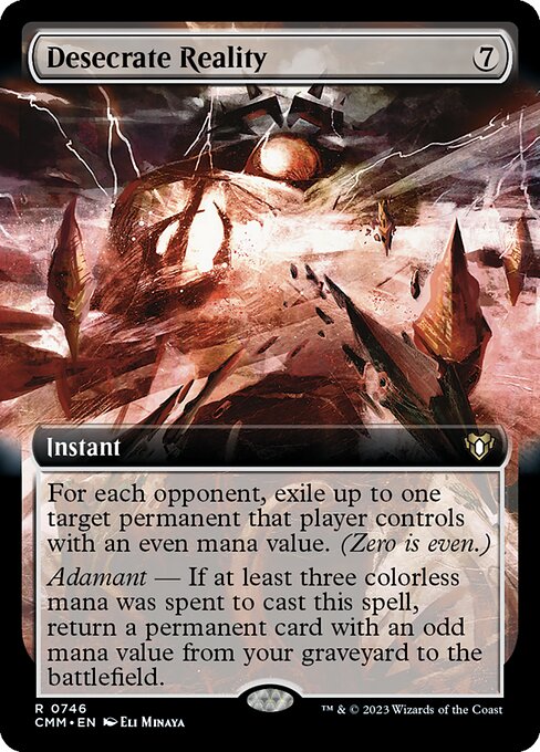Desecrate Reality (CMM 746) [Commander Masters]