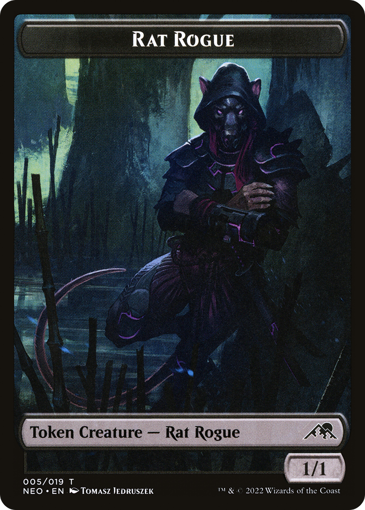 Rat Rogue Token [Kamigawa: Neon Dynasty Tokens]