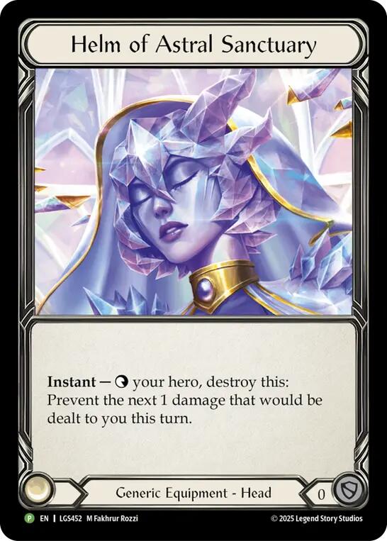 Helm Of Astral Sanctuary [LGS452] (Promo)  Cold Foil