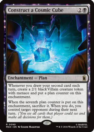 Construct a Cosmic Cube (MSH-090) - Marvel Super Heroes Foil