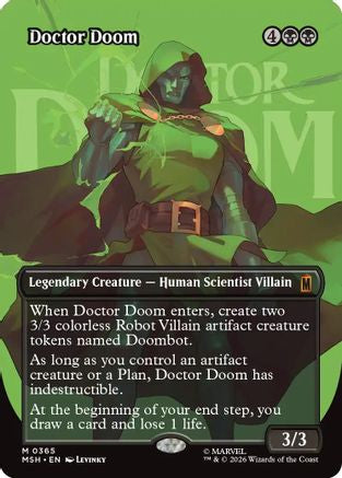 Doctor Doom (Borderless) (365) (MSH-365) - Marvel Super Heroes