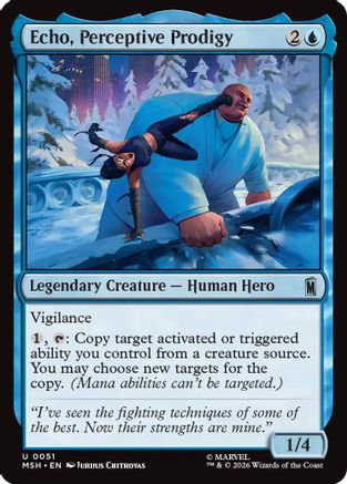 Echo, Perceptive Prodigy (MSH-051) - Marvel Super Heroes Foil
