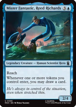 Mister Fantastic, Reed Richards (MSH-066) - Marvel Super Heroes