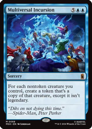 Multiversal Incursion (MSH-068) - Marvel Super Heroes Foil