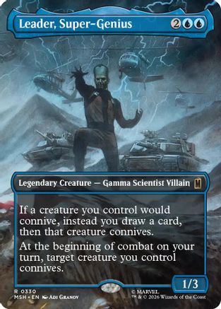 Leader, Super-Genius (Borderless) (MSH-330) - Marvel Super Heroes