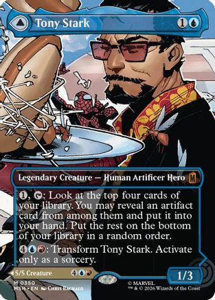 Tony Stark (Borderless) (0350) (MSH-350) - Marvel Super Heroes