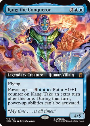 Kang the Conqueror (Extended Art) (MSH-403) - Marvel Super Heroes Foil