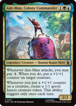 Ant-Man, Colony Commander (MSH-201) - Marvel Super Heroes Foil