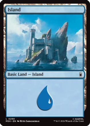 Island (0290) (MSH-290) - Marvel Super Heroes Foil