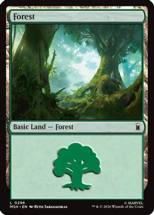 Forest (0296) (MSH-296) - Marvel Super Heroes Foil