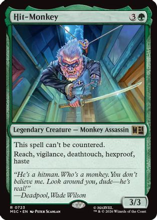 Hit-Monkey (MSC-723) - Commander: Marvel Super Heroes
